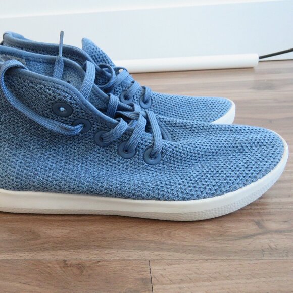 ALLBIRDS Tree Toppers High Top Sneakers Shoes in Nikau Sapphire Blue - Men's 9 - Picture 8 of 16